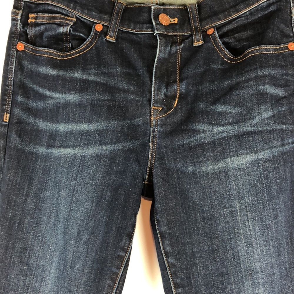 Madewell women’s dark wash blue skinny skinny leg 5 pocket jeans Size 28 - Picture 3 of 7